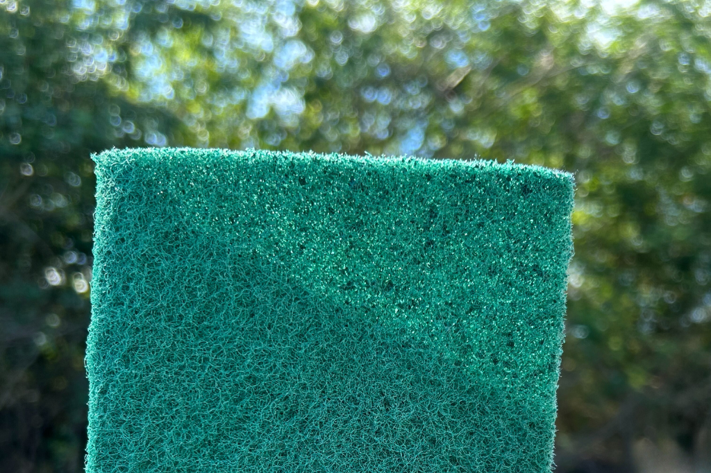 Reinigung: Scotch Brite Pad