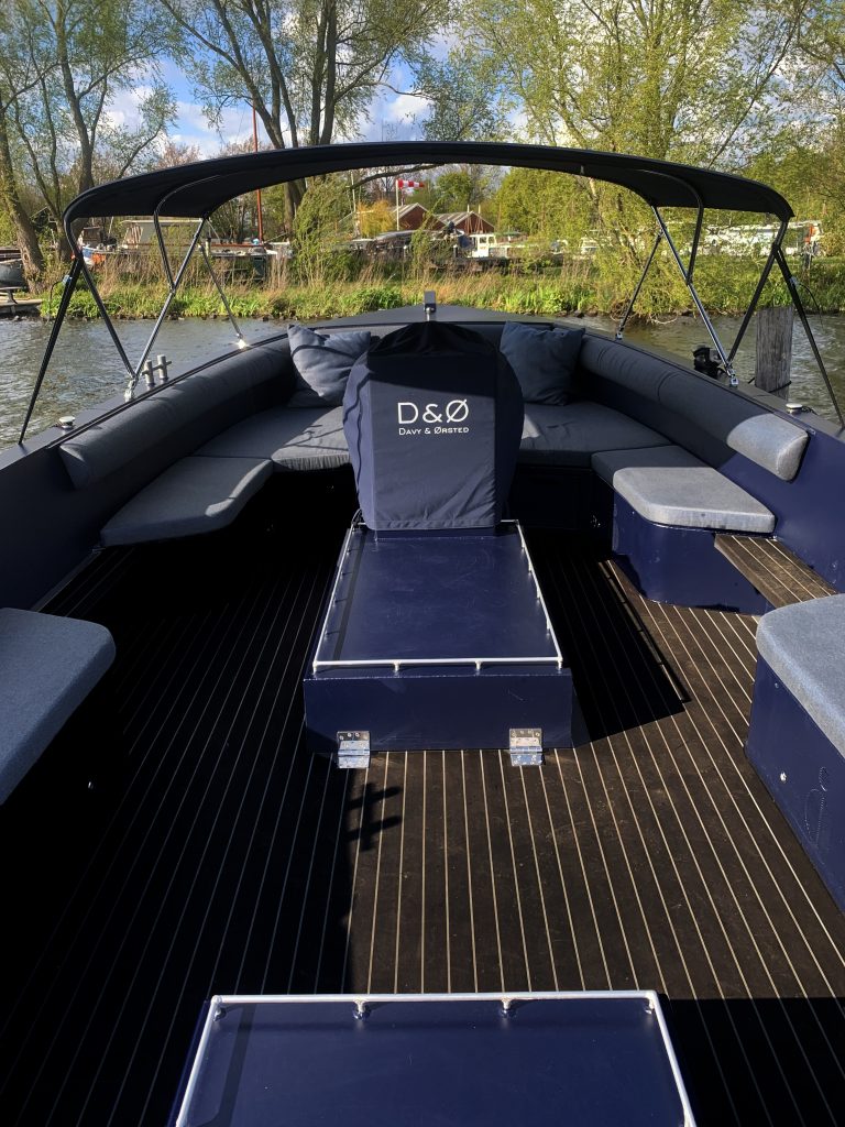 Davy &amp; Ørsted volles Deck - Carbon mit weißer Fugenmasse - Davy &amp; Ørsted