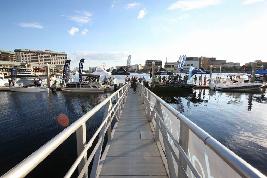 Ibex walkway to marina