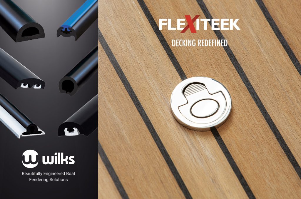 Flexiteek Tritone Teak and Wilks Fendering