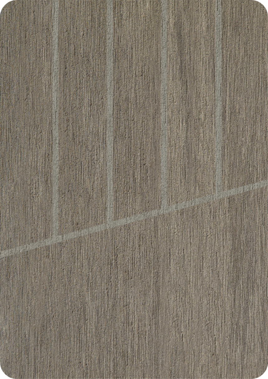 Weathered FlexiTeek with Grey caulking