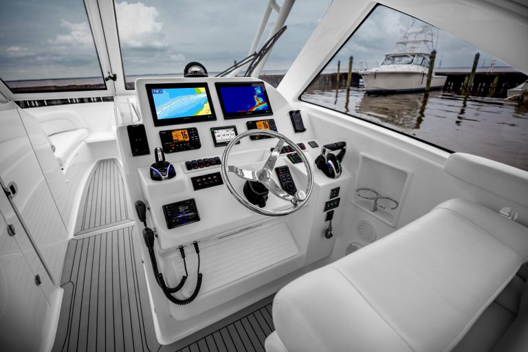 Albemarle inside - Grey with Black caulking - Albemarle Boats