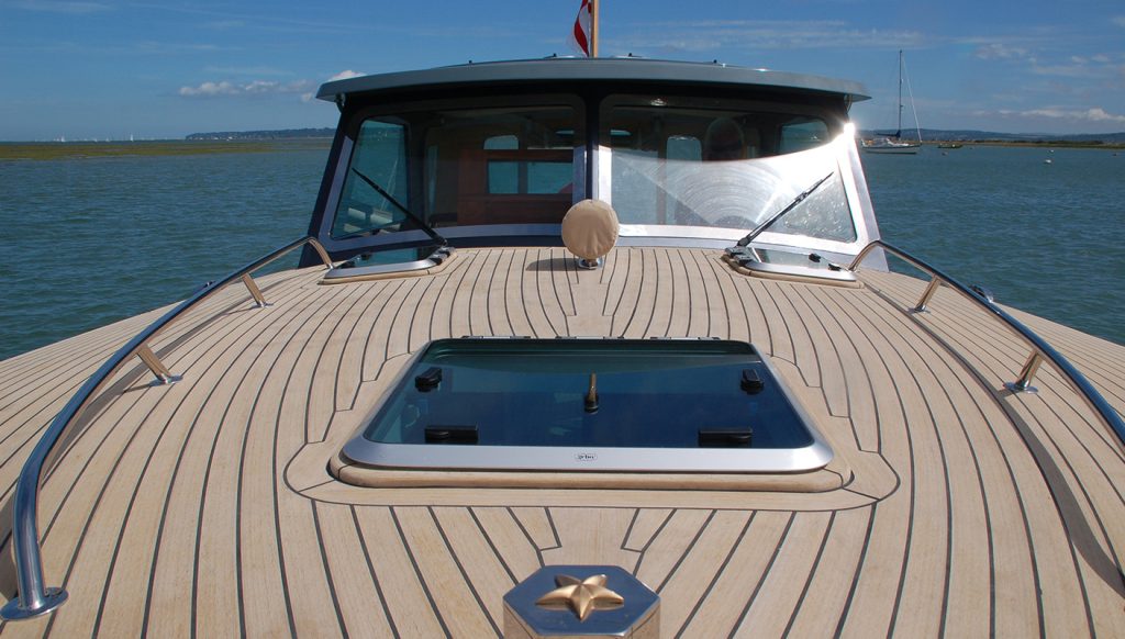Dale Classic 37 - Teak with Black Caulking - Dale Sailing