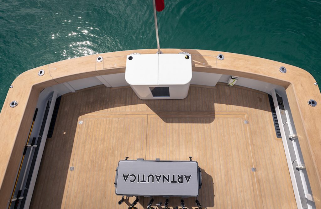 Makuku 60ft Sportfisher - Scrubbed with Grey caulking Lloyd Stevenson Yachts