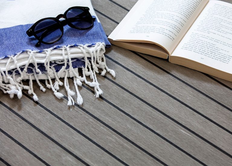 Vintage with Black Caulking and Relaxing- Flexiteek International Ltd