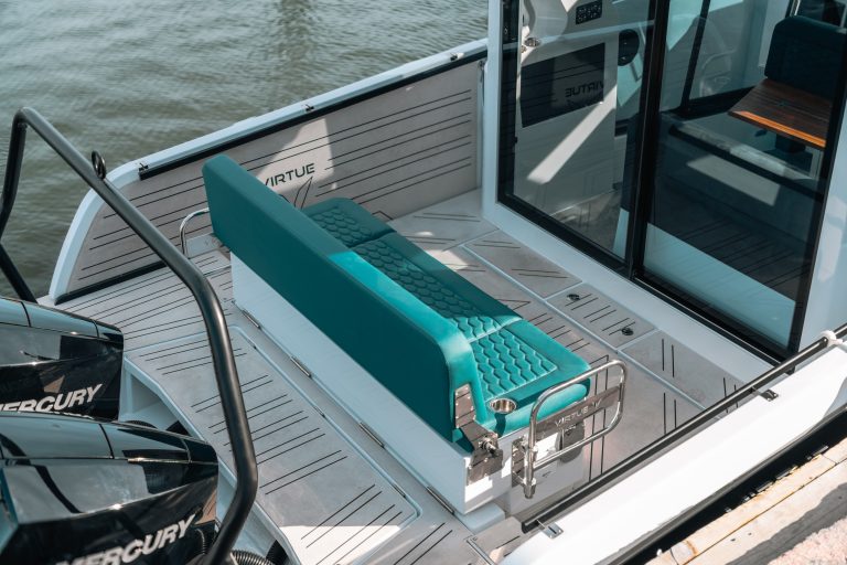 V10 Cabine intérieure - Blanc avec calfeutrage gris - Virtue