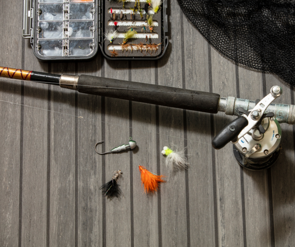 Flexiteek Charcoal: Attrezzatura da pesca