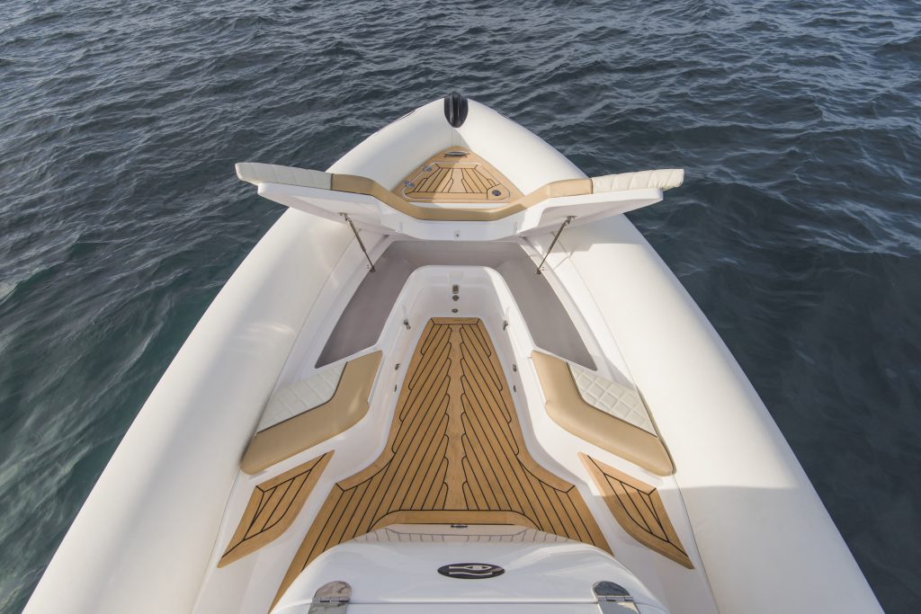 Panca aperta Ribeye Prime 821 - Teak con calafataggio nero - Ribeye