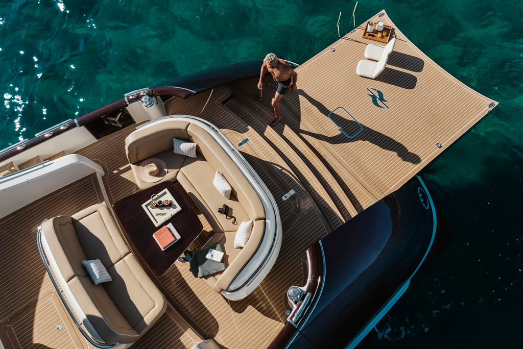 Zeelander 7 - Teak con calafataggio bianco - Zeelander