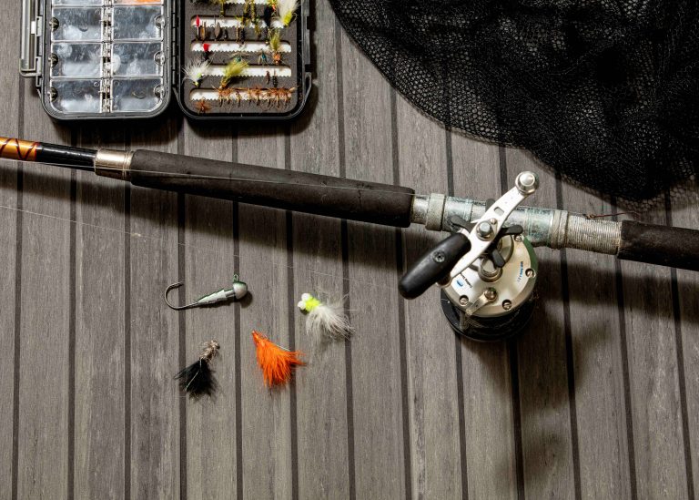 Charcoal met zwart breeuwwerk en Fishing choice 2 - Flexiteek International Ltd