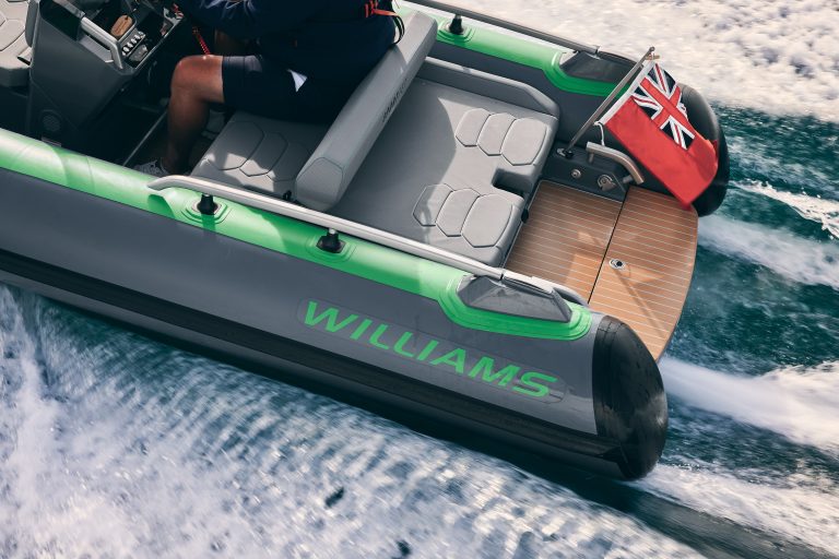 Odrzutowiec sportowy 520 - Scrubbed białym uszczelnieniem - Williams Jet Tenders