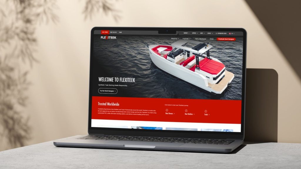 Mock up av webbplats