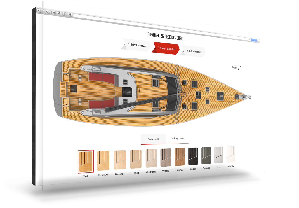 Flexiteek Deck Designer Sailing Boat