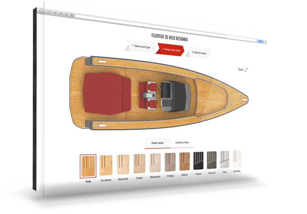 Flexiteek Deck Designer Sports Boat